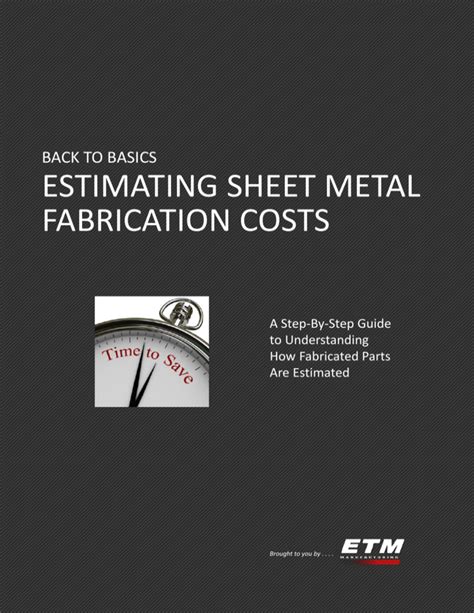 costing of sheet metal parts|sheet metal manufacturing cost estimator.